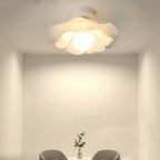 8 Eleganti Plafoniere a LED in Acrilico Floreale per Interni