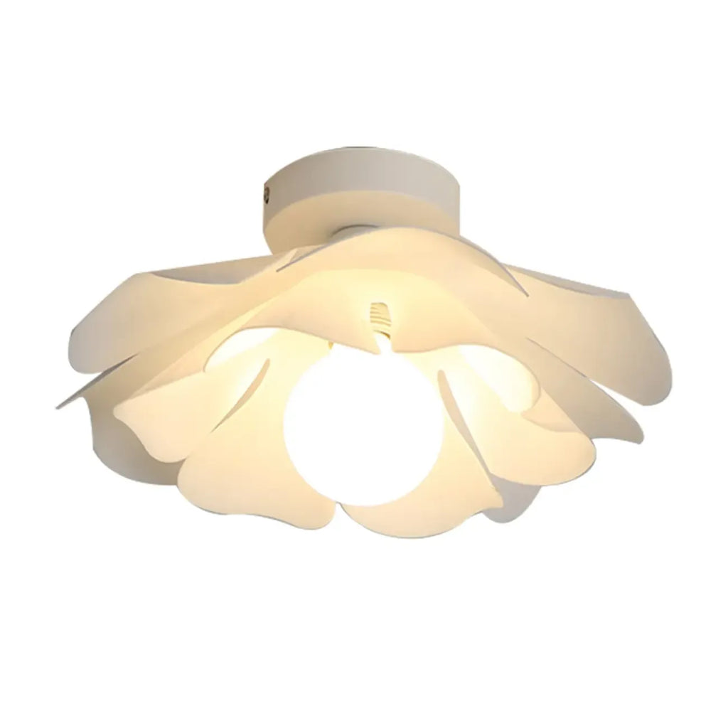 8 Eleganti Plafoniere a LED in Acrilico Floreale per Interni