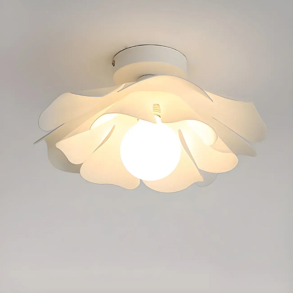 8 Eleganti Plafoniere a LED in Acrilico Floreale per Interni