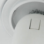 Mini plafonnier LED semi-encastré pour salon