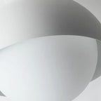 Mini plafonnier LED semi-encastré pour salon