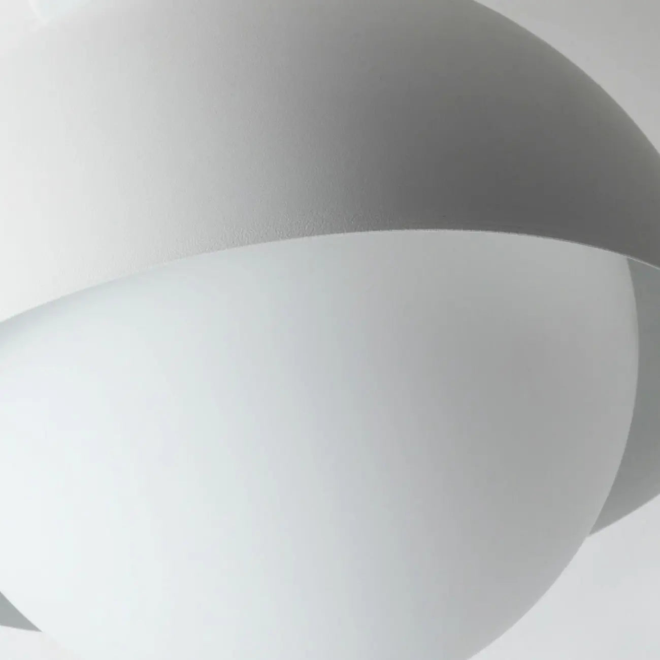 Mini plafonnier LED semi-encastré pour salon