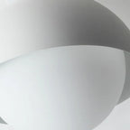 Mini plafonnier LED semi-encastré pour salon