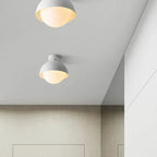 Mini plafonnier LED semi-encastré pour salon