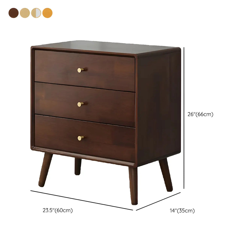 Commode compacte en bois naturel avec armoire et tiroirs