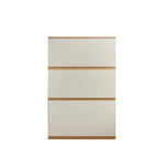 Commode double nordique en bois avec 6 tiroirs