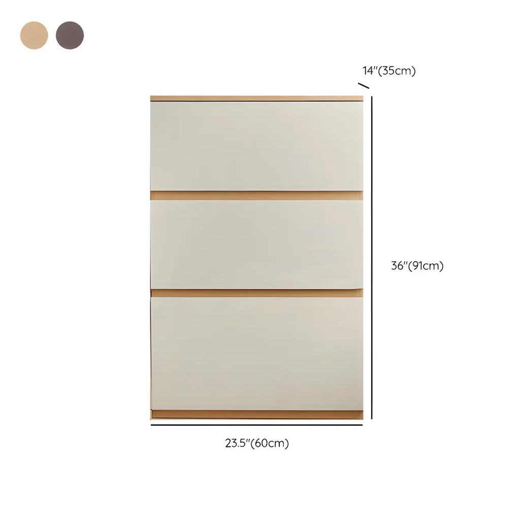 Commode double nordique en bois avec 6 tiroirs