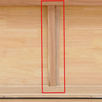 Commode classique en bois blanc avec tiroirs silencieux pour chambre à coucher