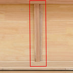 Commode classique en bois blanc avec tiroirs silencieux pour chambre à coucher