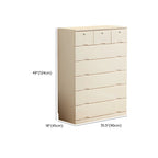 Commode classique en bois blanc avec tiroirs silencieux pour chambre à coucher