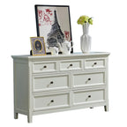 Commode double contemporaine en bois blanc