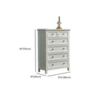 Commode double contemporaine en bois blanc pour chambre à coucher