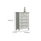 Commode double contemporaine en bois blanc pour chambre à coucher