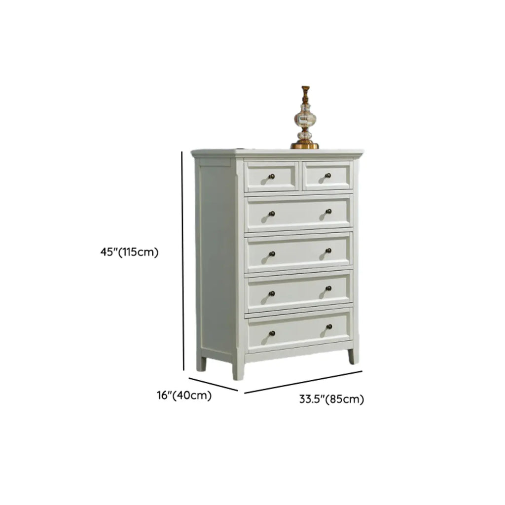 Commode double contemporaine en bois blanc