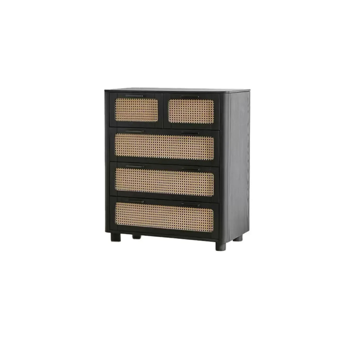 Commode moderne en bois noir avec miroir pour salle de bain