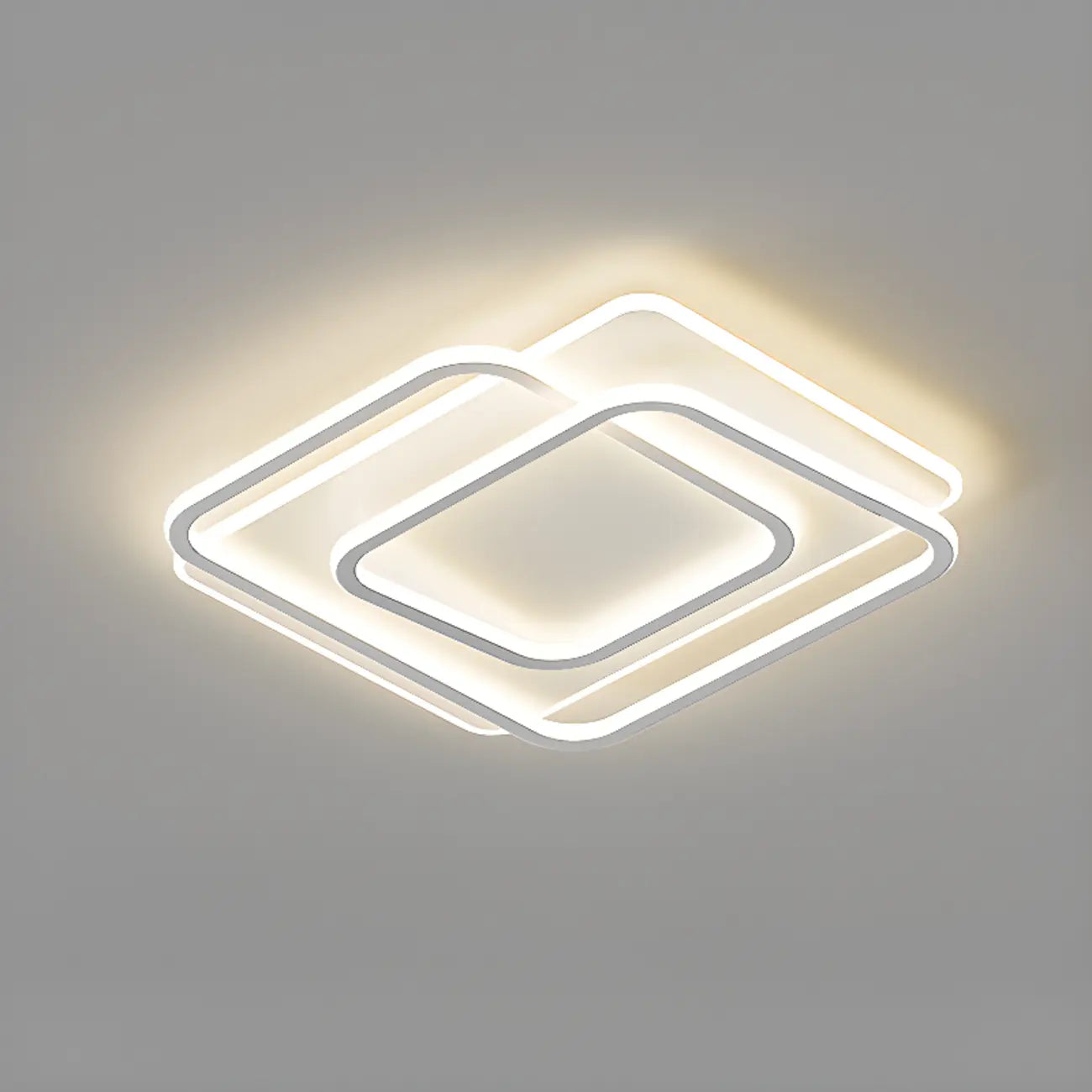 Plafonnier LED encastré moderne avec variateur à trois niveaux