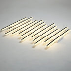 Plafonnier semi-encastré géométrique à LED avec abat-jour en acrylique