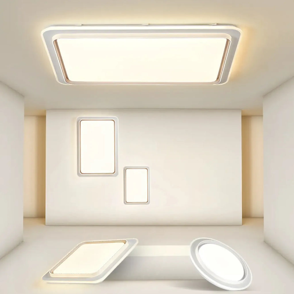 Plafonnier LED moderne à 3 lumières pour usage résidentiel