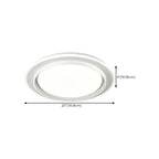 Plafonnier LED moderne à 3 lumières pour usage résidentiel