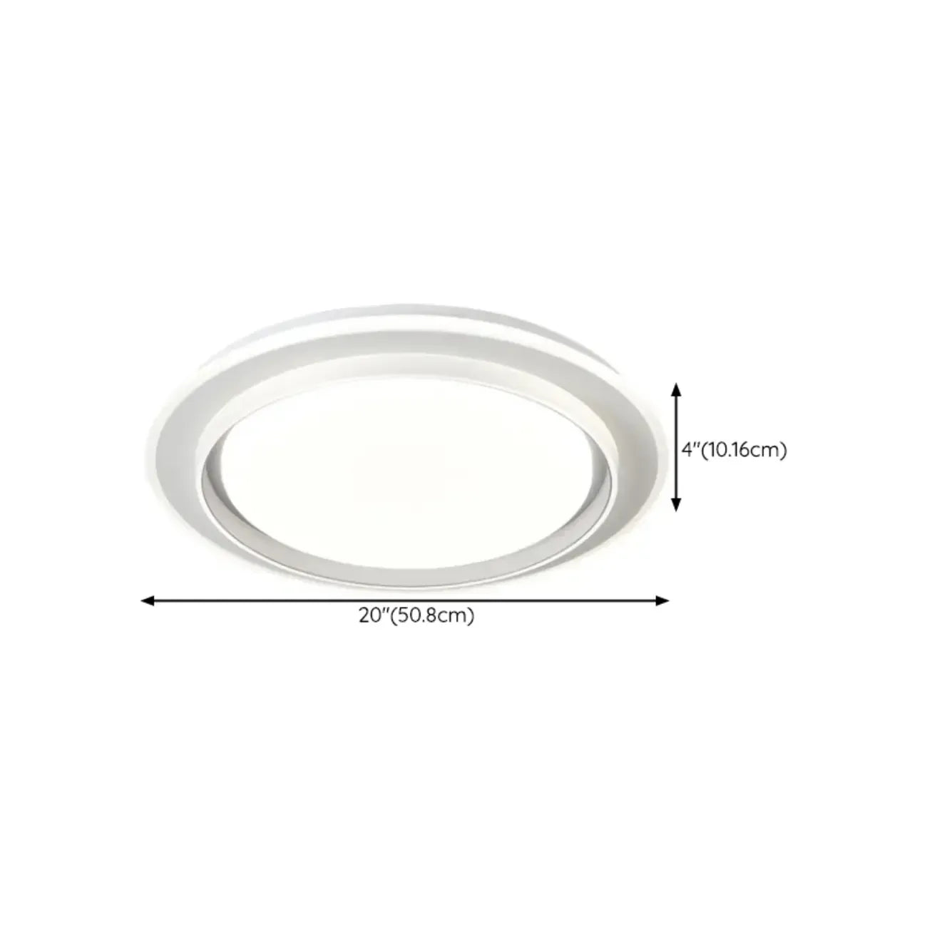 Plafonnier LED moderne à 3 lumières pour usage résidentiel