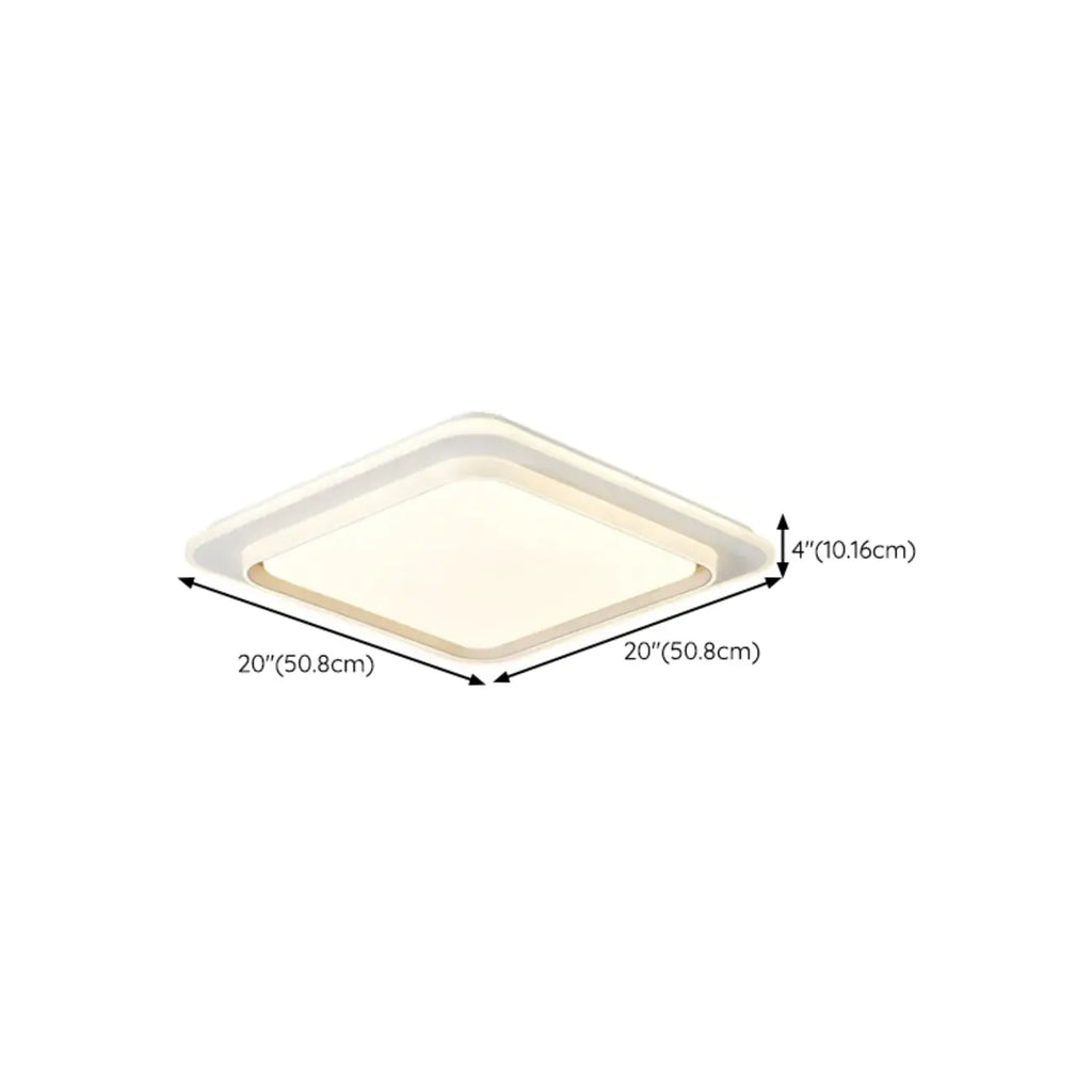 Plafonnier LED moderne à 3 lumières pour usage résidentiel