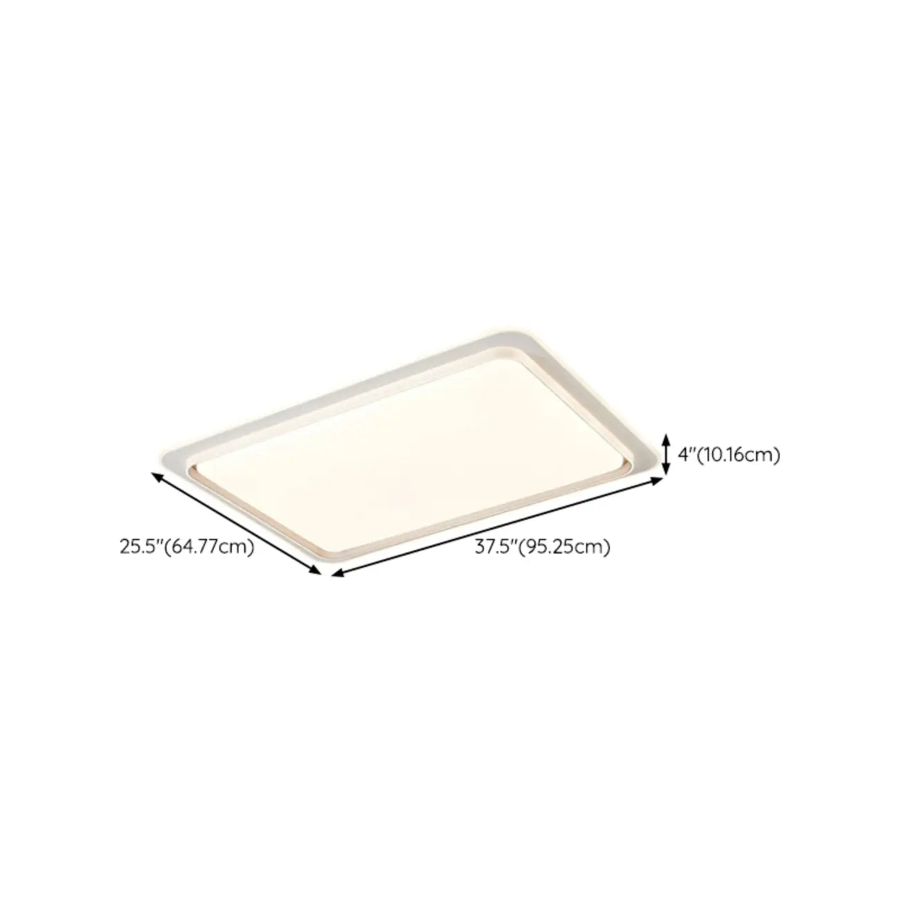 Plafonnier LED moderne à 3 lumières pour usage résidentiel