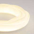 Plafonnier circulaire moderne à intensité variable pour chambre à coucher
