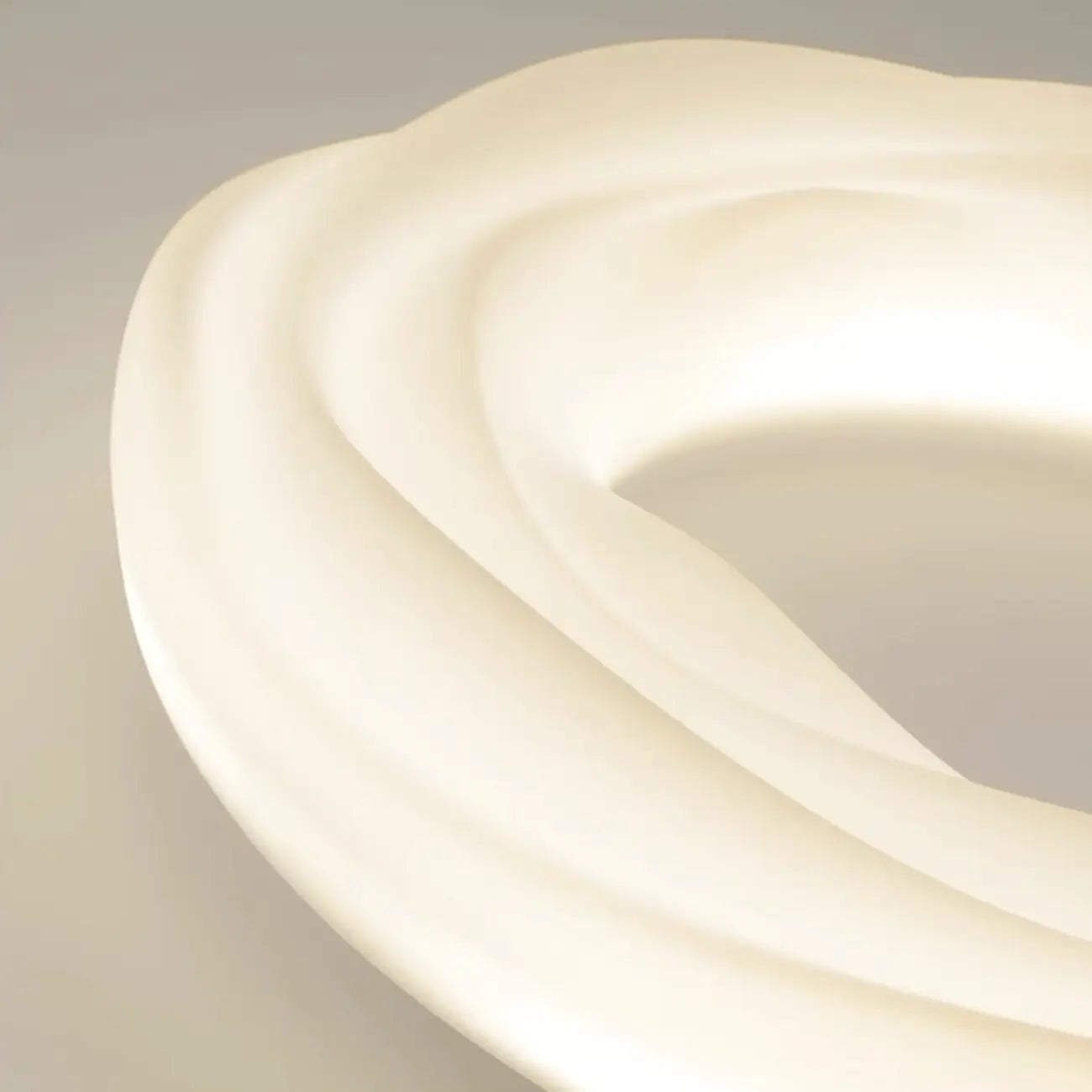Plafonnier circulaire moderne à intensité variable pour chambre à coucher