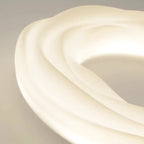 Plafonnier circulaire moderne à intensité variable pour chambre à coucher