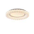 Plafonnier LED circulaire encastré à intensité variable pour salon