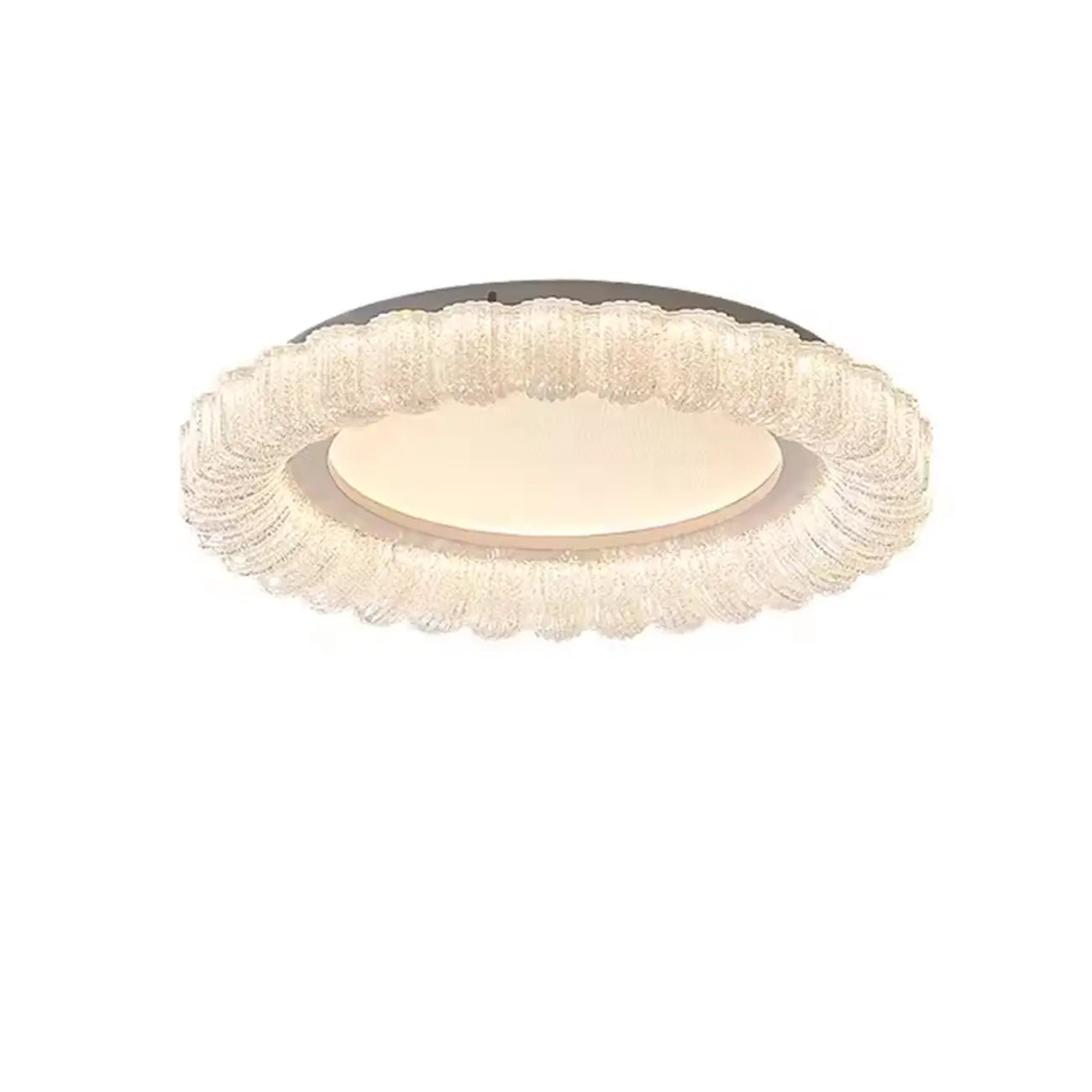 Plafonnier LED circulaire encastré à intensité variable pour salon