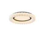 Plafonnier LED circulaire encastré à intensité variable pour salon