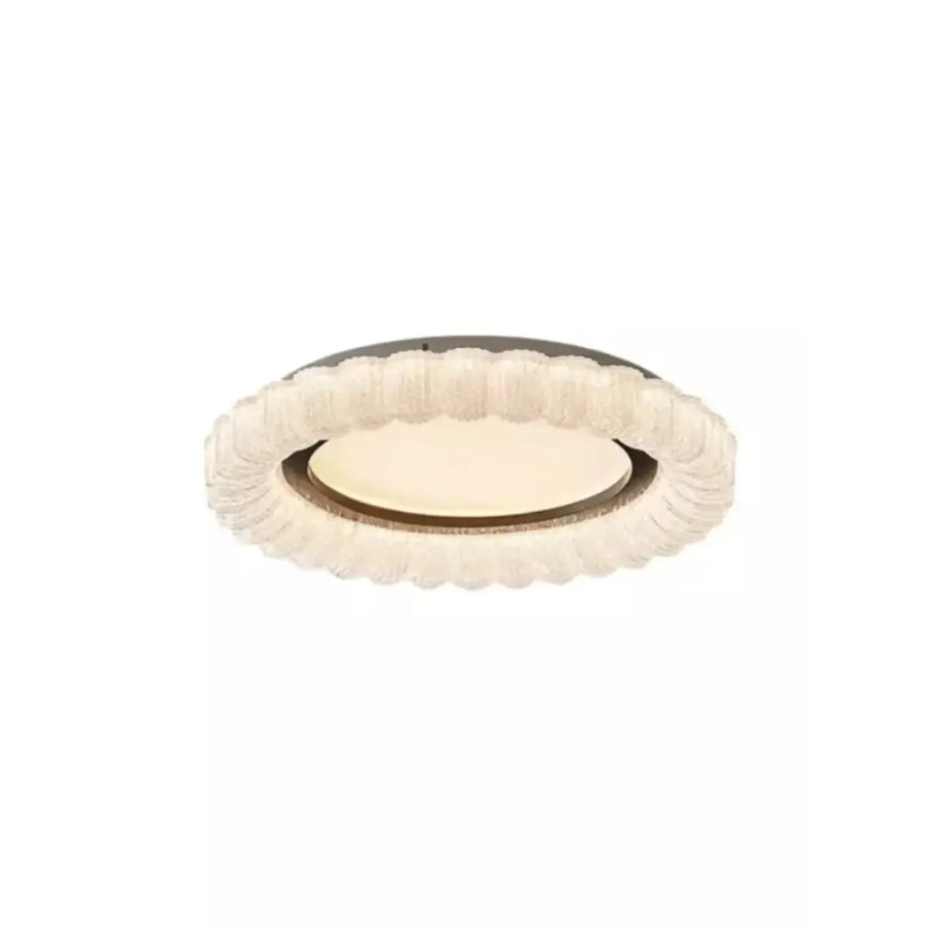 Plafonnier LED circulaire encastré à intensité variable pour salon