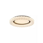 Plafonnier LED circulaire encastré à intensité variable pour salon