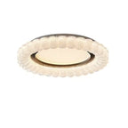 Plafonnier LED circulaire encastré à intensité variable pour salon