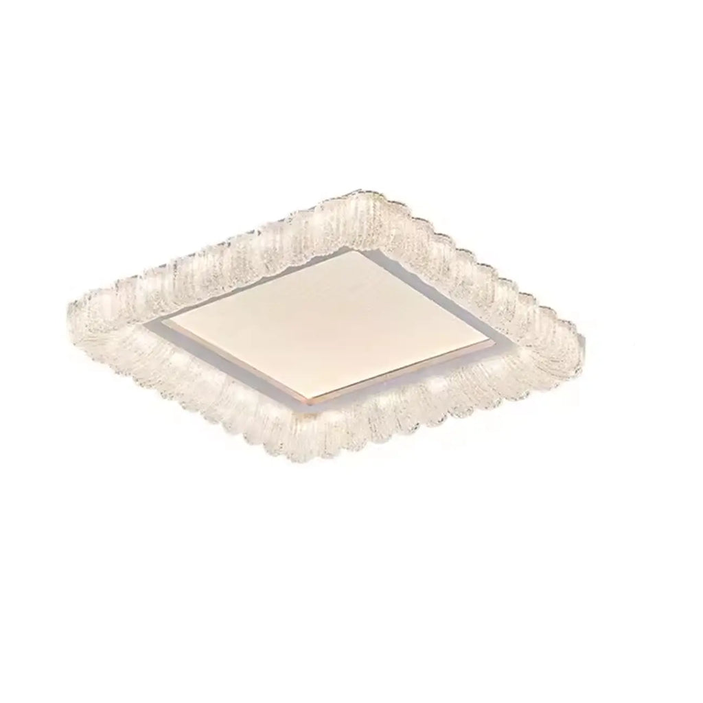 Plafonnier LED circulaire encastré à intensité variable pour salon