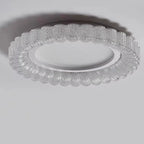 Plafonnier LED circulaire encastré à intensité variable pour salon