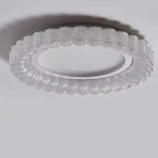 Plafonnier LED circulaire encastré à intensité variable pour salon
