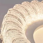 Plafonnier LED circulaire encastré à intensité variable pour salon
