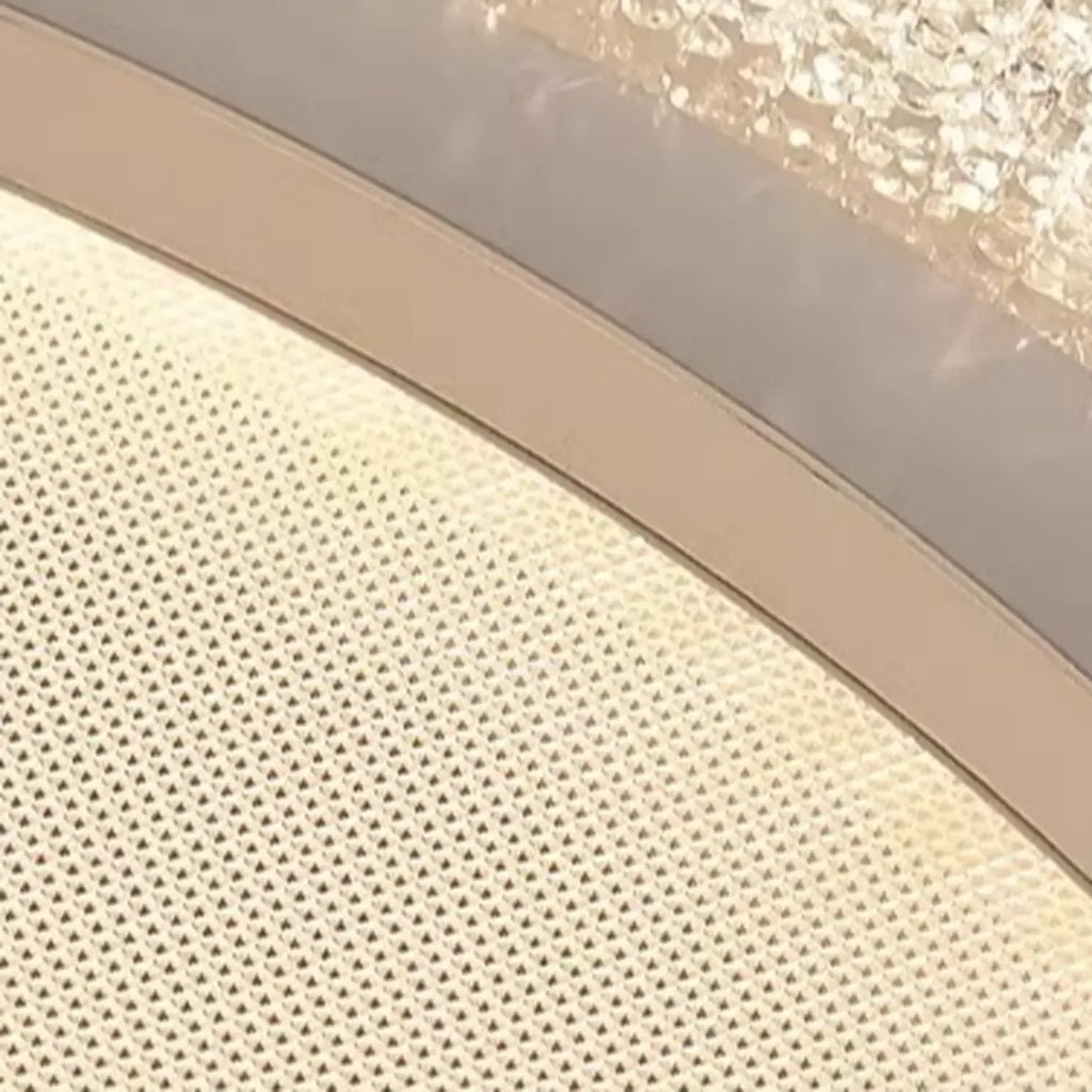 Plafonnier LED circulaire encastré à intensité variable pour salon