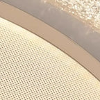 Plafonnier LED circulaire encastré à intensité variable pour salon