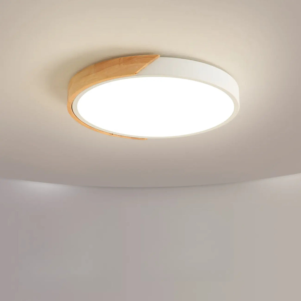 2 plafoniere circolari moderne a filo per uso residenziale