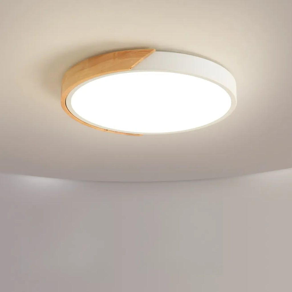 2 plafoniere circolari moderne a filo per uso residenziale