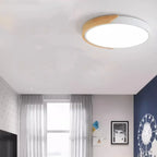 2 plafoniere circolari moderne a filo per uso residenziale