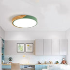 2 plafoniere circolari moderne a filo per uso residenziale