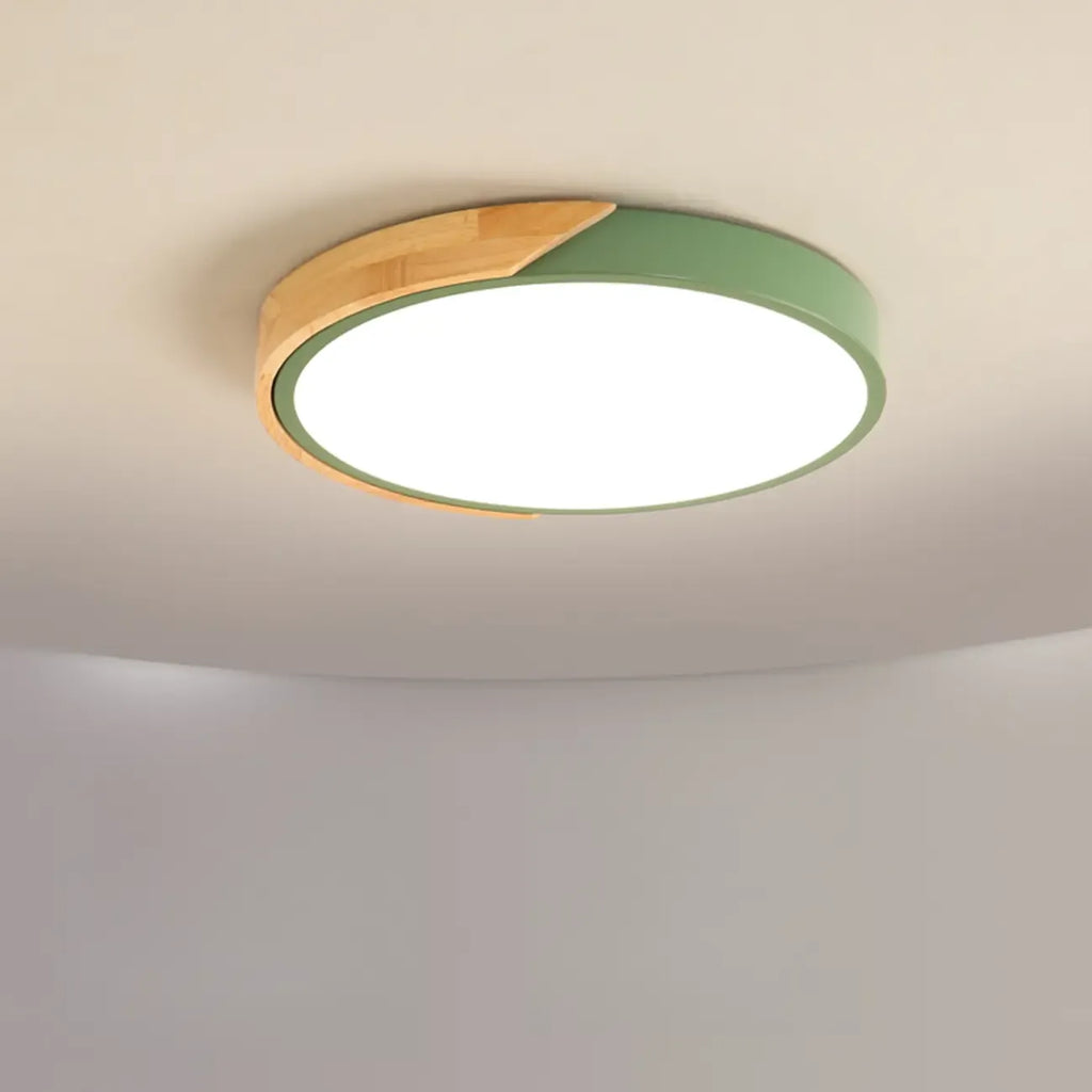 2 plafoniere circolari moderne a filo per uso residenziale