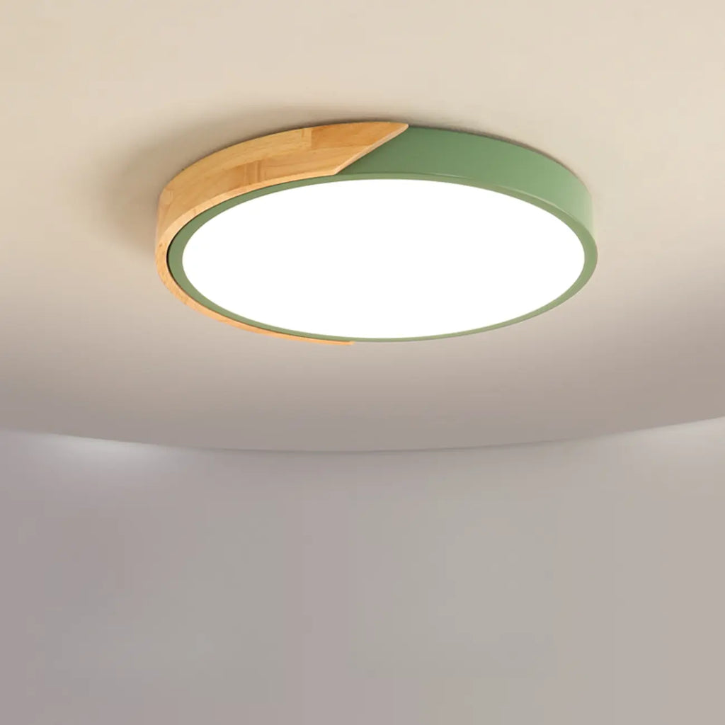 2 plafoniere circolari moderne a filo per uso residenziale