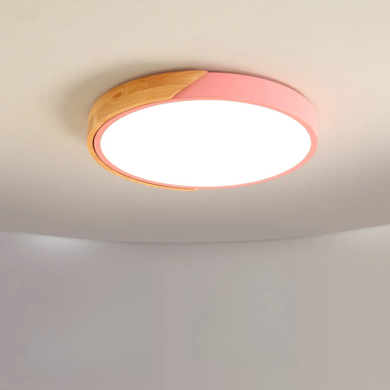 2 plafoniere circolari moderne a filo per uso residenziale