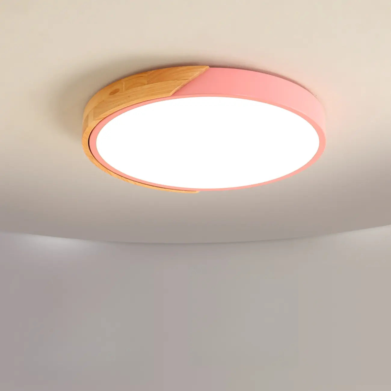 2 plafoniere circolari moderne a filo per uso residenziale
