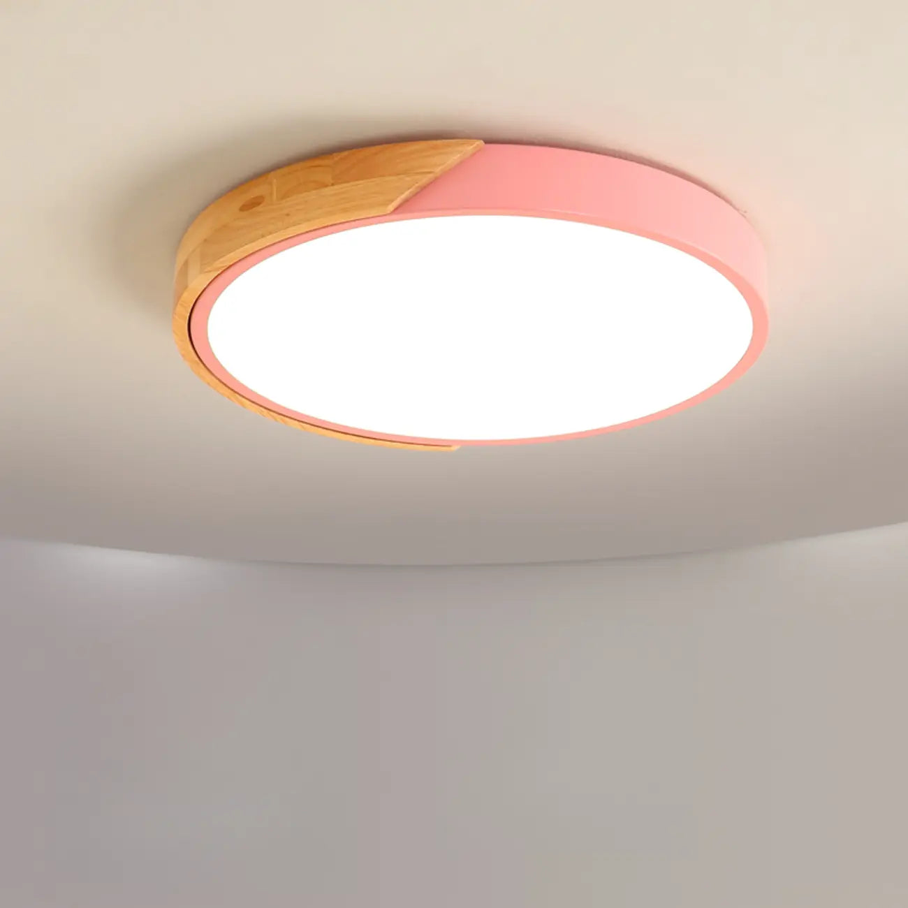 2 plafoniere circolari moderne a filo per uso residenziale